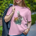 Cute Easter Bunny Flowers T-shirt/Sweatshirt/Hoodie - Trendy Spring Rabbit Tee for Father's Day