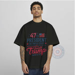 Trump 47th President T-Shirt Hoodie Sweatshirt 4th of July T-Shirt