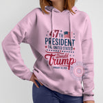 Trump 47th President T-Shirt Hoodie Sweatshirt 4th of July T-Shirt