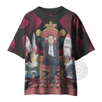 New Era Reign Tee - Digital Power And Political Stage - Satirical Tech & Politics T-Shirt
