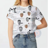 Billionaire vs Politico Showdown T-Shirt public Exchange Design - Political Tech Drama Gift