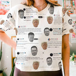 Billionaire vs Politico Showdown T-Shirt public Exchange Design - Political Tech Drama Gift