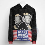 Patriot Leader T-Shirt Sweatshirt Hoodie - Iconic Leader Design For 4th of July