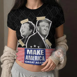 Patriot Leader T-Shirt Sweatshirt Hoodie - Iconic Leader Design For 4th of July
