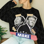 Patriot Leader T-Shirt Sweatshirt Hoodie - Iconic Leader Design For 4th of July