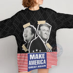 Patriot Leader T-Shirt Sweatshirt Hoodie - Iconic Leader Design For 4th of July