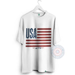 USA Flag Lettering 1776 T-Shirt Hoodie Sweatshirt Celebrate Independence Day with This Patriotic 4th of July Design