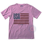 USA Flag Lettering 1776 T-Shirt Hoodie Sweatshirt Celebrate Independence Day with This Patriotic 4th of July Design