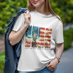 4th of July Patriotic T-Shirt – Flag Design T-Shirt Hoodie for Independence Day Festivities