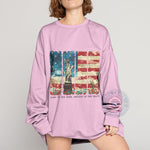 4th of July Patriotic T-Shirt – Flag Design T-Shirt Hoodie for Independence Day Festivities