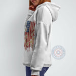 4th of July Patriotic T-Shirt – Flag Design T-Shirt Hoodie for Independence Day Festivities