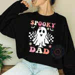 Dad Boo Ghost T Shirt Funny Father's Day Sweatshirt Hoodie Independence Day Edition
