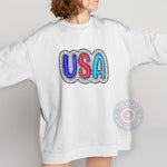 Mother's Day Dalmatian Patriotic Shirt - USA Red, White & Blue Design T-Shirt/Sweatshirt/Hoodie
