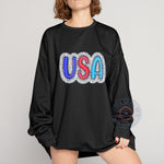 Mother's Day Dalmatian Patriotic Shirt - USA Red, White & Blue Design T-Shirt/Sweatshirt/Hoodie