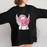 Retro Cupid Blowing Bubbles Valentine T-shirt/Sweatshirt/Hoodie - Cute Love Angel Tee for Father's Day