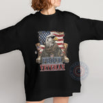 USA Flag Veteran Eagle T-Shirt Hoodie Sweatshirt A Unique Way to Celebrate Independence Day Grab This Heroic Patriotic Design