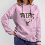 Wife Deer Mother's Day Hoodie - Deer Print T-Shirt – Perfect Gift Sweatshirt for Moms