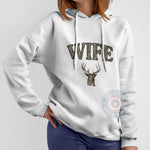 Wife Deer Mother's Day Hoodie - Deer Print T-Shirt – Perfect Gift Sweatshirt for Moms