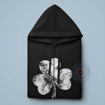 Mother’s Day Hoodie with Clover Design – Lucky Gift Sweatshirt/T-Shirt for Mom