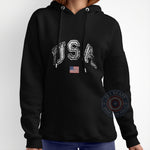 USA American Flag Mother's Day Hoodie - American Flag 