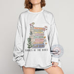 Floral Man Of The Bible Books T-shirt/Sweatshirt/Hoodie - Religious Christian Gift for Him on Father's Day