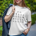 Cute Christian You Are Chosen T-shirt/Sweatshirt/Hoodie - Floral Bible Verse Apparel For Father's Day