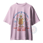 You Look Like 4th of July Hot Dog T-Shirt - Funny Patriotic Goose Sweatshirt/Hoodie