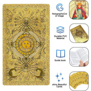 78_Gold_foil_Tarot_Cards_with_Guide_Book_Tarot_Deck_for_Beginners_and_Professional_Player_with_Box_Tarot_PVC_Durable_Waterproof_Wrinkle_Resistant