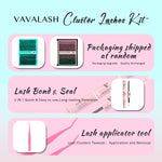 VAVALASH_DIY_Lash_Extension_Kit_with_280_Clusters_of_Individual_Lashes_-_30D_and_40D,_0.07D_-_10-16mm_Mixture_-_Lash_Clusters,_Lash_Bond,_Seal_and_Lash_Tweezer_for_Eyelash_Extensions_at_Home_-_Makeup