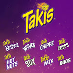 Takis_18_pc_/_1_oz_Variety_Pack,_Assorted_Flavored_Mixed_Rolled_Tortilla_Chips_–_(5)_Fuego,_Blue_Heat,_(4)_Nitro,_Crunchy_Fajitas