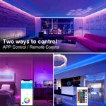 LED_Strip_Lights_130ft_(2_Rolls_of_65.6ft),_Color_Changing_Lights_Strip_for_Bedroom,_Desk,_Indoor,_Room_Bedroom,_Girl_Boy_Brithday_Gifts_RGB_Decor_with_Remote_and_24V_Power_Supply