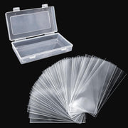 100_Pack_Paper_Money_Holders_with_Plastic_Storage_Case,_Clear_Thicken_Paper_Money_Currency_Collection_Sleeves_Protector_OPP_Bag