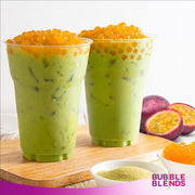 Bubble_Blends_Passion_Fruit_Popping_Boba_(1lb_/_16oz)_-_Popping_Pearls_Non-Dairy,_100%_Fat-Free_-_Real_Fruit_Juice_-_Bursting_Boba_Pearls_for_Bubble_Tea_and_Boba_Drink_(4.5_Servings)