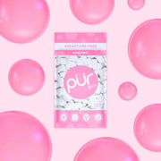 PUR_Gum_|_Aspartame_Free_Chewing_Gum_|_100%_Xylitol_|_Natural_Bubblegum_Flavored_Gum,_55_Pieces_(Pack_of_1)