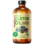 Yoken_Pure_Castor_Oil_Glass_Bottle_16_fl_oz_Natural_Cold_Pressed_Castor_oil_for_Face,_Body,_Hair,_Eyelashes_-_Hexane_Free,_Unrefined,Virgin,_Rich_Fatty_Acids_for_Castor_Oil_Pack_Skin_Moisturizer