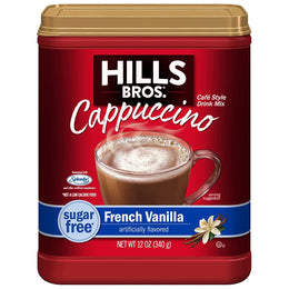 Hills_Bros._Instant_Cappuccino_Mix,_Sugar_Free_French_Vanilla_–_Convenient_and_Versatile,_Instant_Hot_or_Iced_Coffee,_Frothy_&_Rich_Vanilla_Flavor_-_Just_Add_Water