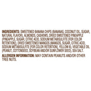 Snack_Tropical_Trail_Mix,_3.5_Ounces,_Banana/Chocolate_Chips,_Almonds,_Cashews,_Dried_Sweetened_Pineapple_and_Mango