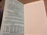 Elan_Publishing_Company_-_E64-8x4S_Org_SewnField_Surveying_Book_4_5/8_x_7_1/4_Orange_Stiff_Cover