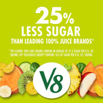 V8_Deliciously_Green_100%_Fruit_and_Vegetable_Juice,_8_fl_oz_Can_(6_Pack)_(Case_of_4)