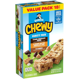 Quaker_Chewy_Granola_Bars,_Variety_Pack,_18_Count