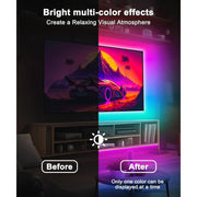 LED_Lights_for_TV,_TV_LED_Backlight_9.84_ft_RGB_TV_LED_Lights_That_Change_with_TV_Lights_Behind,USB_LED_Strip_Lights_for_TV_with_Remote_APP_Control,Bluetooth_LED_Light_Strips_for_TV
