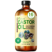 Yoken_Pure_Castor_Oil_Glass_Bottle_16_fl_oz_Natural_Cold_Pressed_Castor_oil_for_Face,_Body,_Hair,_Eyelashes_-_Hexane_Free,_Unrefined,Virgin,_Rich_Fatty_Acids_for_Castor_Oil_Pack_Skin_Moisturizer