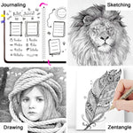 Micro_Fineliner_Drawing_Art_Pens:_12_Black_Fine_Line_Waterproof_Ink_Set_Artist_Supplies_Archival_Inking_Markers_Liner_Professional_Paintmarkers_Sketch_Outline_Anime_Sketching_Watercolor_Zentangle_Gift_Stuff