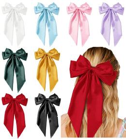 Hair_Bows_for_Women_Girls_8_PCS_Hair_Ribbon_Bow_Hair_Clips_with_Long_Tails_Vintage_Hair_Accessories_for_Women