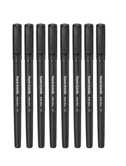 Paper_Mate_Write_Bros_Ballpoint_Stick_Pen,_Black_Ink_with_Barrel,_1mm_Medium_Point_-_8_Pack_(2140570)