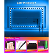 LED_Lights_for_TV,_TV_LED_Backlight_9.84_ft_RGB_TV_LED_Lights_That_Change_with_TV_Lights_Behind,USB_LED_Strip_Lights_for_TV_with_Remote_APP_Control,Bluetooth_LED_Light_Strips_for_TV