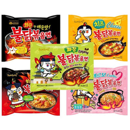 Samyang_Buldak_Chicken_Stir_Fried_Ramen_Korean_Ramen_5_Flavor_Combo_5_Pack_-_Instant_Food