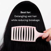 L'ANGE_HAIR_Siena_Wide_Curved_Vented_Hair_Brush_|_Detangle_with_Nylon_Bristles_Best_for_Tangles_and_Knots_Ideal_Men_Women_Brushes