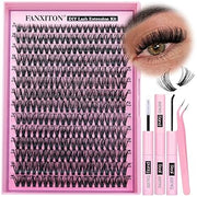 FANXITON_DIY_Lash_Extension_Kit_D_Curl_volume_lash_clusters_(40D+50D)