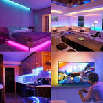 LED_Strip_Lights_130ft_(2_Rolls_of_65.6ft),_Color_Changing_Lights_Strip_for_Bedroom,_Desk,_Indoor,_Room_Bedroom,_Girl_Boy_Brithday_Gifts_RGB_Decor_with_Remote_and_24V_Power_Supply